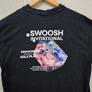 Nike Nocta Tekken 8 Swoosh Invitational Shirt Mens Medium Black Sole Play *FLAWS